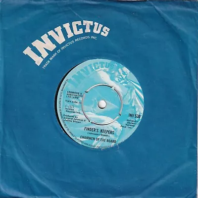 Chairman Of The Board..finders Keepers..excellent 1973 Invictus Soul / Beat 7  • £3.99