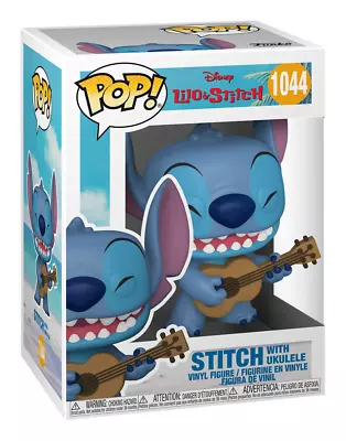 £12.50 • Buy Funko POP! Disney Lilo & Stitch Stich With Ukelele #1044 Vinyl Figure Brand New