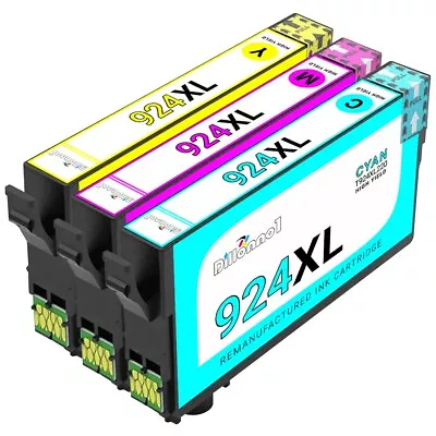 3PK T924XL Replacement Epson T924 1-CMY Cartridges For Workforce Pro C4310 C4810 • $49.95