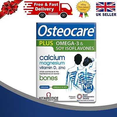 £13.49 • Buy Vitabiotics Osteocare Plus Omega-3 & Soy Isoflavones, 84