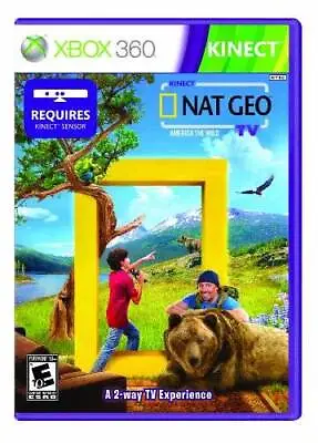 Kinect Nat Geo TV - Xbox 360 - Video Game - VERY GOOD • $5.95