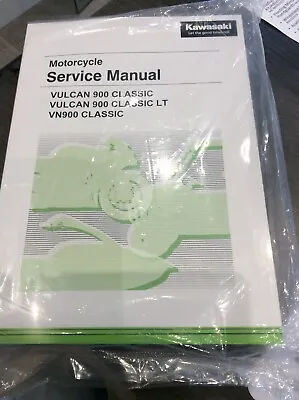 Kawasaki OEM Genuine Service Manual 2006-2021 VULCAN 900 900 CLASSIC LT VN900 • $89.99