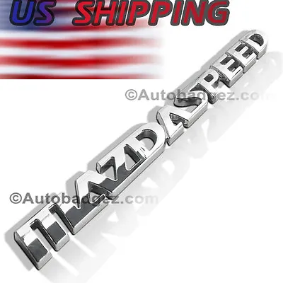 1 - NEW 3D MAZDASPEED Chrome Badge Emblem Miata Mazda 2 3 5 6 RX7 RX8 MAZDA SPCH • $9.99