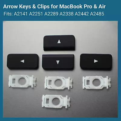 MacBook Pro Arrow Key Cap & Scissor Clip For M1 M2 A2141 A2251 A2338 A2289 A2179 • £19.96