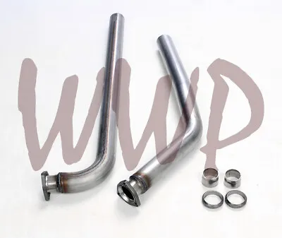 2.5  Stainless Steel Dual Manifold Exhaust Pipe Kit For 64-74 GM A & F Body V8 • $179.95