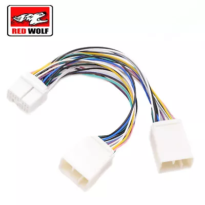 Fits Aux CD Changer Radio Nav IPod Y-Splitter Plug Wiring Harness For Honda  CRV • $11.69