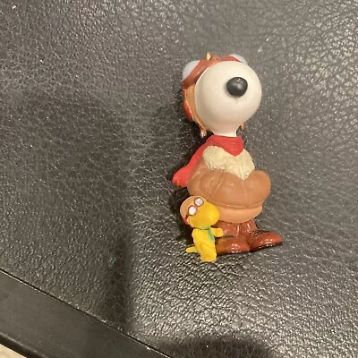 Snoopy Woodstock Ornament Vintage Christmas Collectible  1999 • $10.20