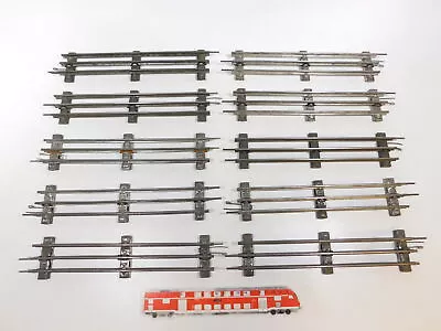 CJ699-2 10x Märklin Gauge 0 Track/Track Piece (10 3/16in) For Electric Operated • $47.71