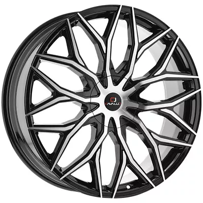 Cavallo CLV-37 18x8 5x100/5x4.5  +35mm Black/Machined Wheel Rim 18  Inch • $241.50