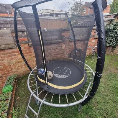£55 • Buy Kanga 6ft Trampoline With Enclosure And Ladder Collection Only