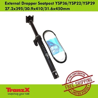 $139 • Buy TranzX External Dropper Post YSP36/YSP22/YSP29 27.2x395/30.9x410/31.6x450mm
