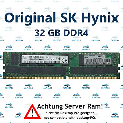 32 GB Rdimm ECC Reg DDR4-2133 Dell Precision T7810 & XL Server RAM • $71.34