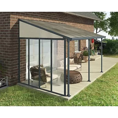 Canopia 3 SideWall Patio Cover Grey • £939.99