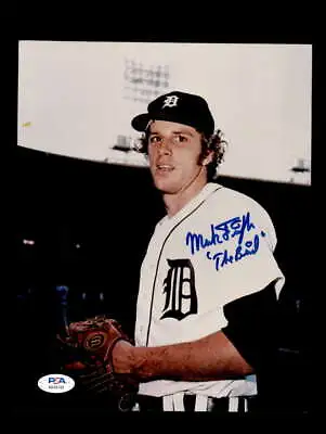 Mark Fidrych PSA DNA Coa Signed  8x10 Photo Autograph • $98