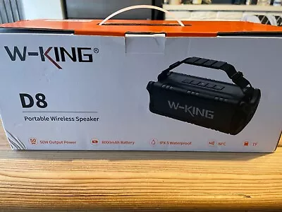 W-KING D8 50W Bluetooth Speaker Portable Wireless Waterproof • £50
