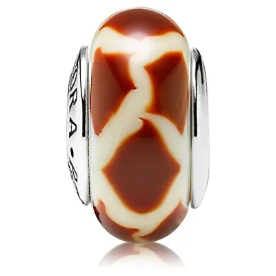 Pandora Sterling Silver South African Giraffe Murano 790941 • £38.60