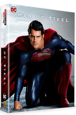 Man Of Steel - 4K UHD + BLU-RAY 2D & 3D Steelbook Limited - Full Slip A1 / WeET • $82.99