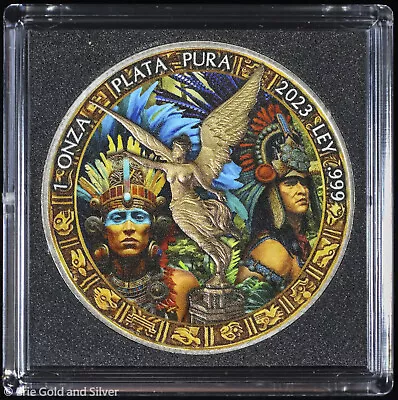 2023 Mexico Libertad Historia De La Azteca Edition 1 Oz Silver Coin : Warrior • $184.95