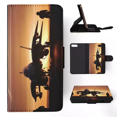 Flip Case For Apple Iphone|fighter Jet Plane In Sunset #1 • $19.95