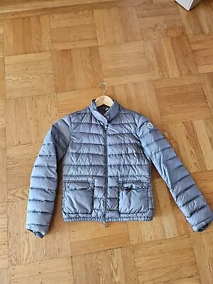 Moncler Lans Goose Down Gray Jacket US 0 • $420