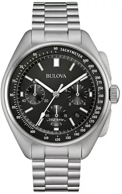 Bulova Lunar Pilot 45mm Mens Watch 96B258 Free Express Shipping! • $699