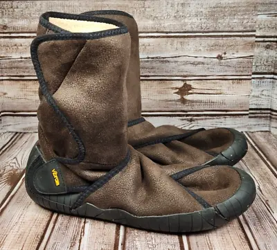 VIBRAM Furoshiki Brown Wrapping Boots Shoes M 40-41 Women 8.5-9.5 Men 7-8.5 • $59.99