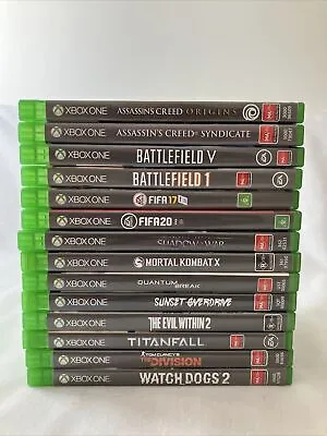 $20 • Buy Microsoft Xbox One Games Bundle 14 Games: Assassin's Creed, Mortal Kombat, FIFA