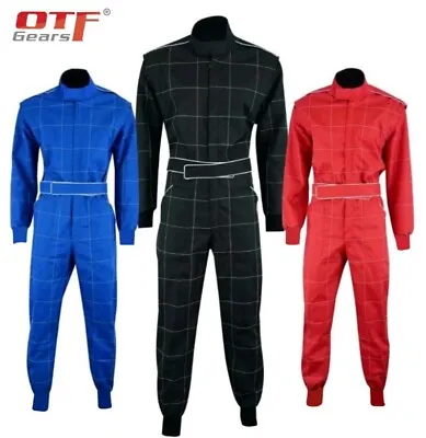 GO Kart Hobby Single Layer Race Suit Black-Red-Blue New-All Sizes /  Offer Price • £26.50