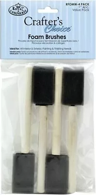$6.99 • Buy Foam Brushes 4/Pkg-1  Width