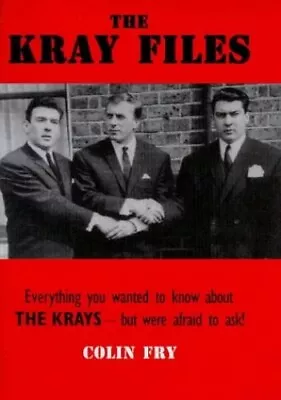 The Kray Files By Fry Colin Hardback Book The Cheap Fast Free Post • £6.10