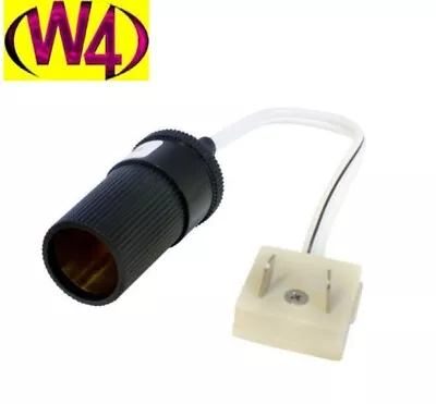 W4 Caravan Motor Home Boat 2 Pin Plug To Car Cigar Lighter Adaptor 00038 • £10.49