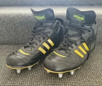 🔶️1995 Rare Adidas Vintage Flanker Rugby Football Boots Mens Size Uk 9 Us 9.5  • $245
