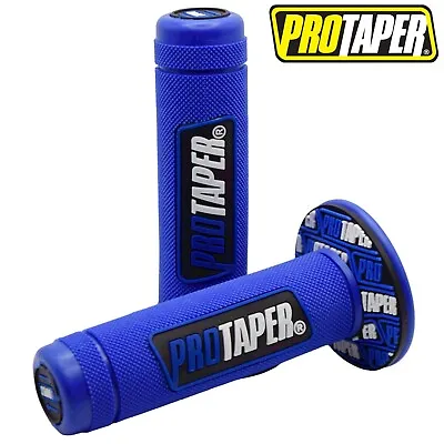 YAMAHA Blue ProTaper 7/8  Grips For Pit Dirt Bike-TTR110 YZ85 YZ125 YZ250 YZ450 • $11.95