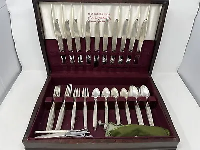 Vintage Mid Century Modern Towle Contour Pattern Sterling Silver Flatware 77 Pc • $3599.95