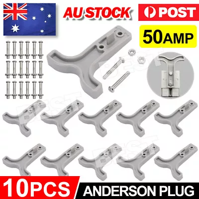 10x Grey T Bar Handle For Anderson Style Plug Connectors Tool 50AMP 12-24v 6AWG • $8.45