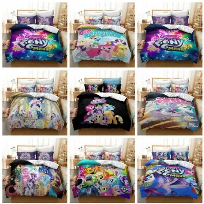 $55.76 • Buy My Little Pony Collection Single/Double/Queen/King Bed Quilt Cover Set