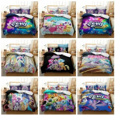 My Little Pony Collection Single/Double/Queen/King Bed Quilt Cover Set • $40.15
