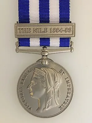£19.95 • Buy British Egypt Campaign Medal. Full Sized Replica With 'THE NILE 1884-85' Bar