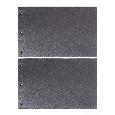 2pcs Belt Sander Carbon Backing Plate Pad For Makita M9400B 9403 MT190 MT9 • £10.46