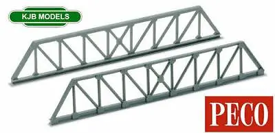 BNIB N Gauge Peco NB-38 Truss Girder Bridge Sides 143mm (5⅝in) Long (2 Pcs) • £5.50