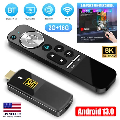 H96max Android 13.0 M3 Smart TV Box 8K HDMI Quad Core WiFi6 Media Stream Player~ • $34.85