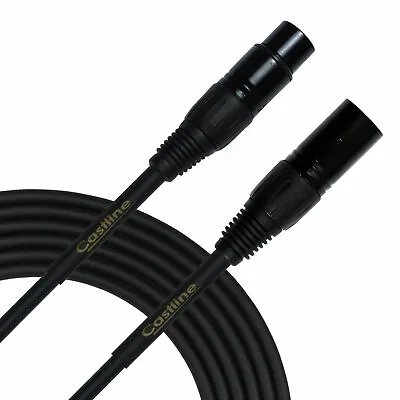 Castline Gold XLR Microphone Cable Mogami Neglex 2549 • $16.95