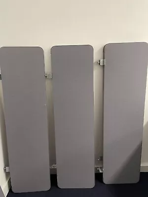 Office Table Separator Desk Divider Panels-grey 38*3*120/140cm • £32