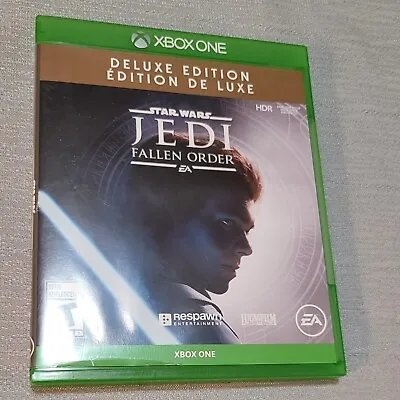 Star Wars Jedi Fallen Order (Deluxe Edition) Xbox One & S/X Used-Good Condition • £23.90