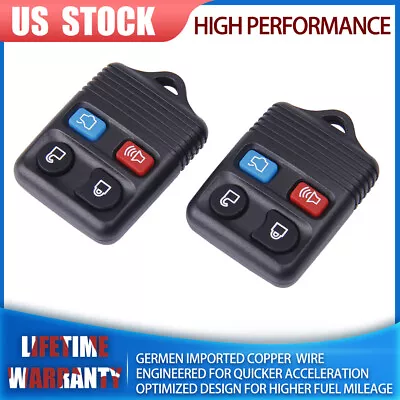 2x Car Remote Key Fob For 2003 2004 2005 2006 2007 2008 Ford Lincoln Mercury USA • $6.99