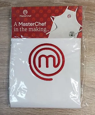 Master Chef Embroidered Apron White • £11.45