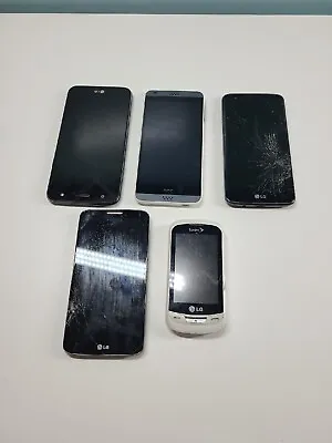 Lot Of Damaged Android Smartphones LG HTC  Lot Of Phones • $14.99