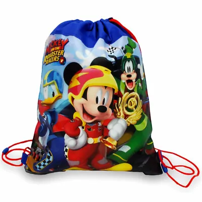 12x Disney Mickey Drawstring Sport Sling Backpack Birthday Party Favor Gift Bags • $23.74