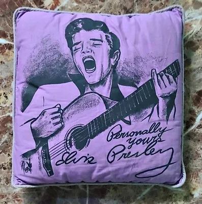 ELVIS PRESLEY: Personally Yours 10  Signature Pillow * RARE  ORIGINAL 1956* • $1995