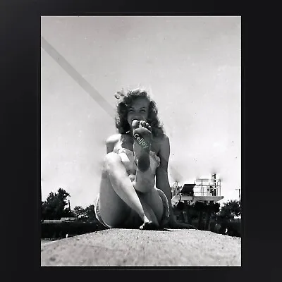 Marilyn Monroe Sitting With Her Leg Raised 8x10 PRINT PHOTO • $6.98